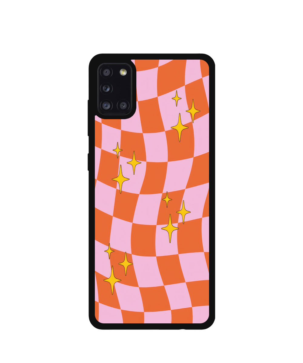 Case / Etui / Pokrowiec / Obudowa na telefon. Wzór: Samsung Galaxy A31 - SZKLANE