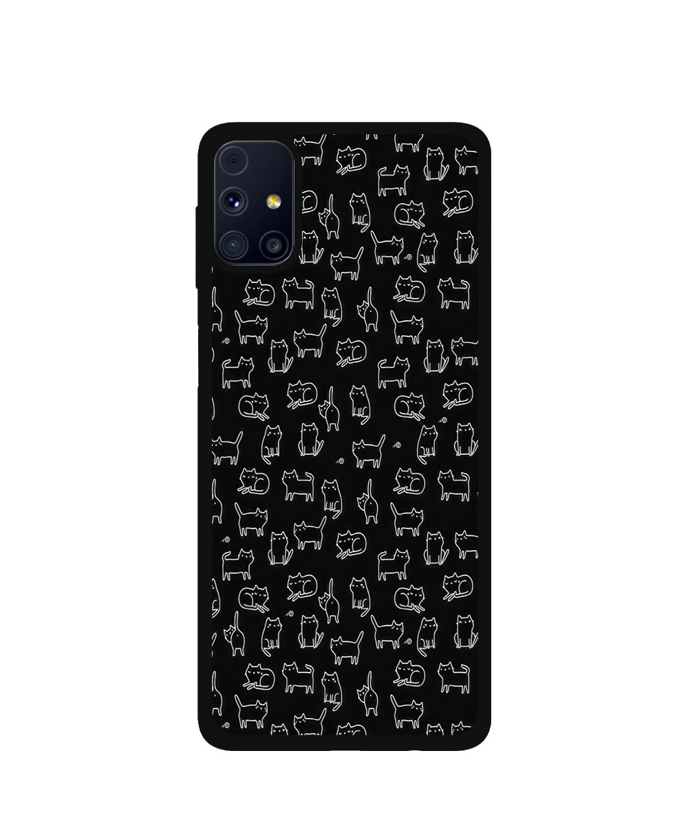 Case / Etui / Pokrowiec / Obudowa na telefon. Wzór: Samsung Galaxy M31s - SZKLANE
