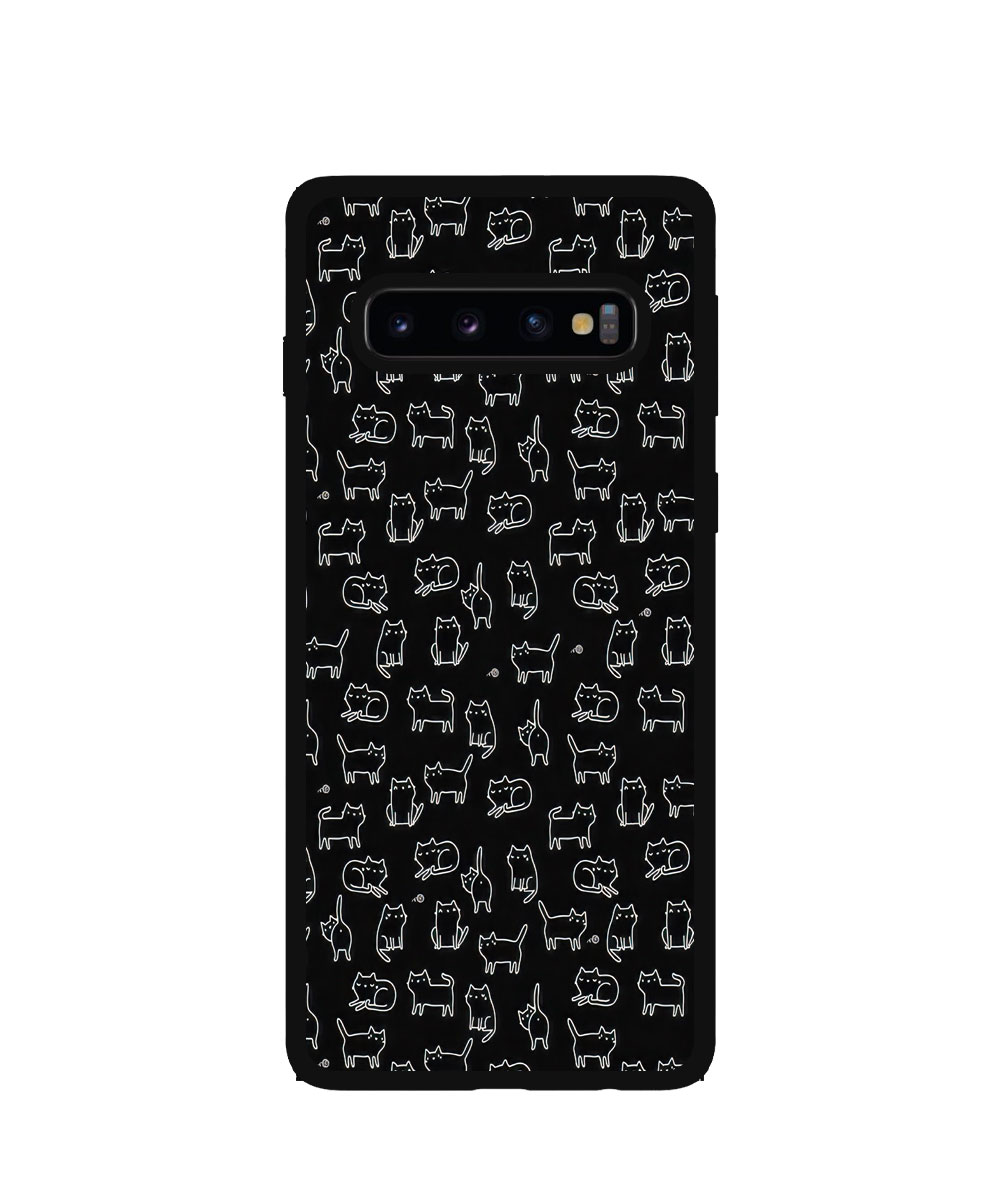 Case / Etui / Pokrowiec / Obudowa na telefon. Wzór: Samsung Galaxy S10 – SZKLANE