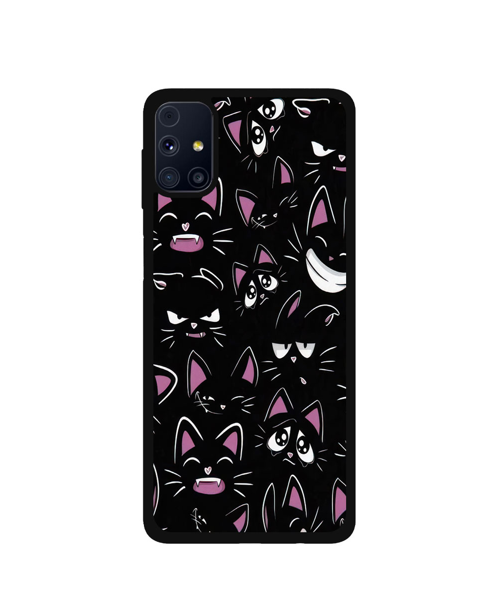 Case / Etui / Pokrowiec / Obudowa na telefon. Wzór: Samsung Galaxy M31s - SZKLANE