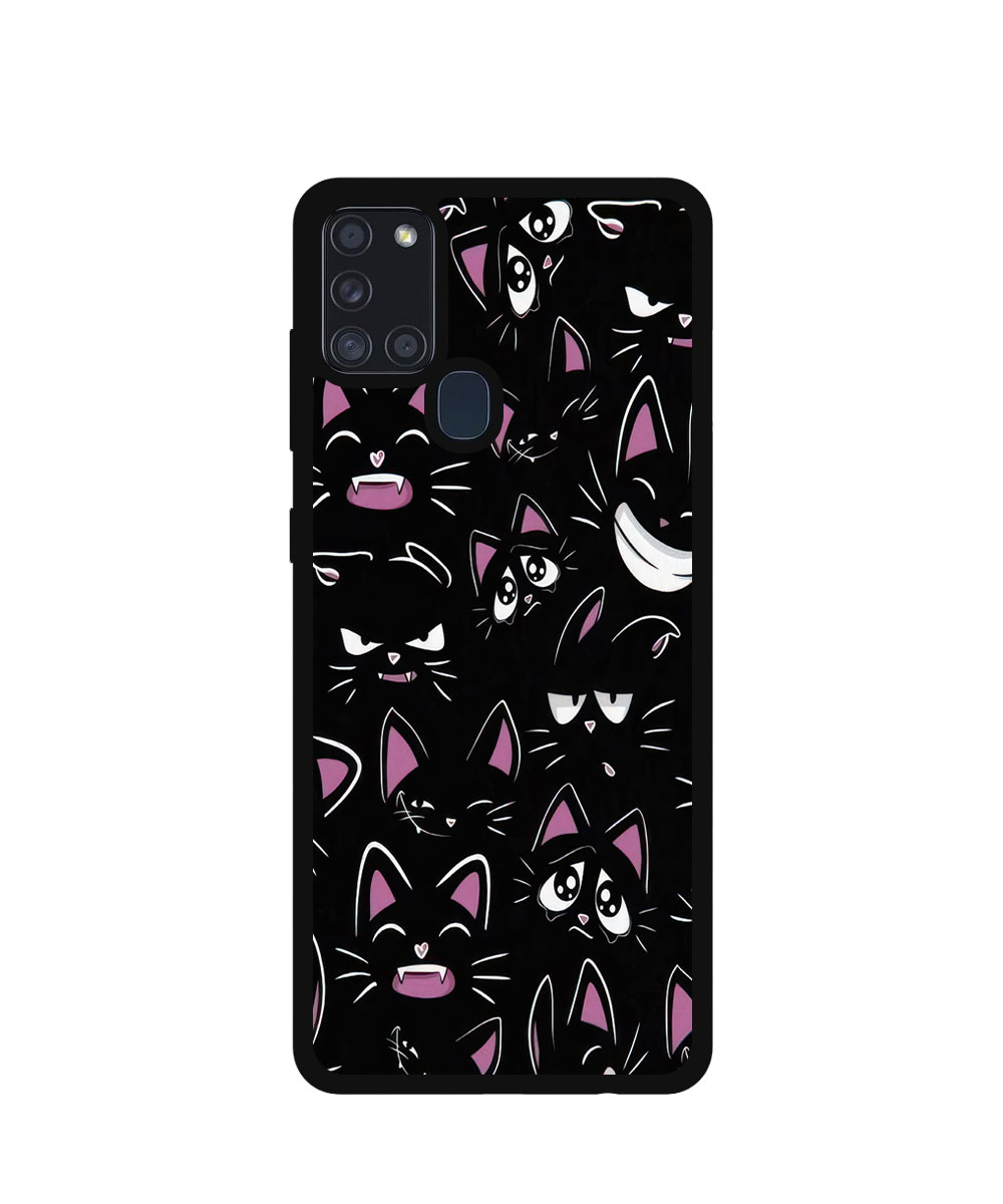 Case / Etui / Pokrowiec / Obudowa na telefon. Wzór: Samsung Galaxy A21s - SZKLANE