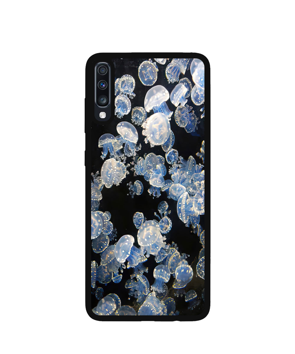 Case / Etui / Pokrowiec / Obudowa na telefon. Wzór: Samsung Galaxy A70/A70s – SZKLANE