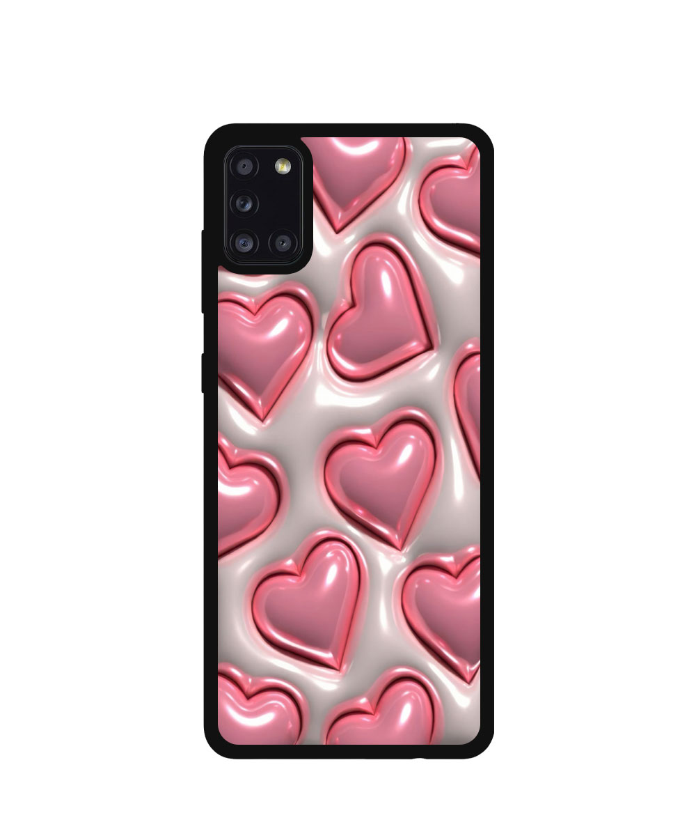 Case / Etui / Pokrowiec / Obudowa na telefon. Wzór: Samsung Galaxy A31 - SZKLANE