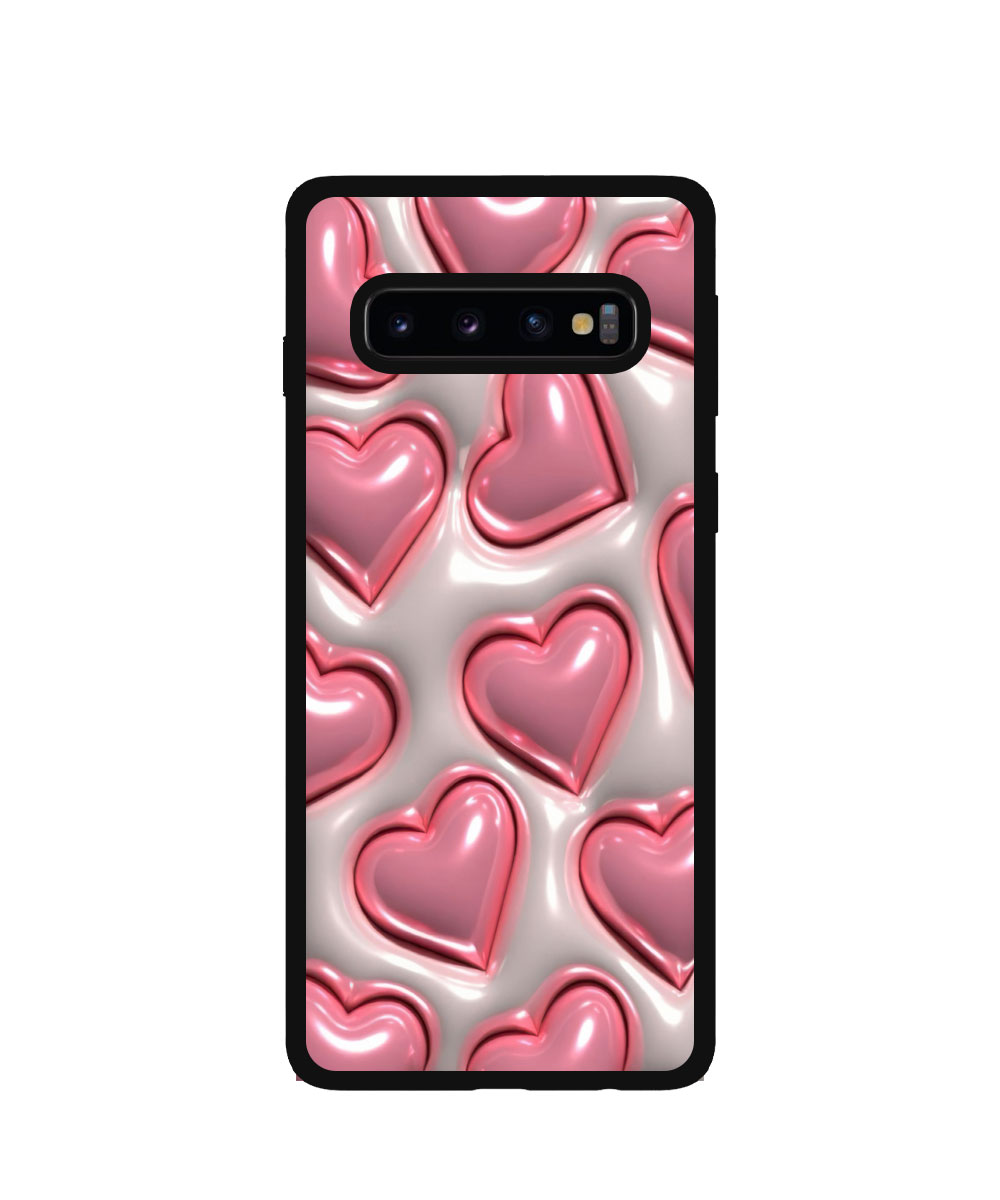 Case / Etui / Pokrowiec / Obudowa na telefon. Wzór: Samsung Galaxy S10 – SZKLANE