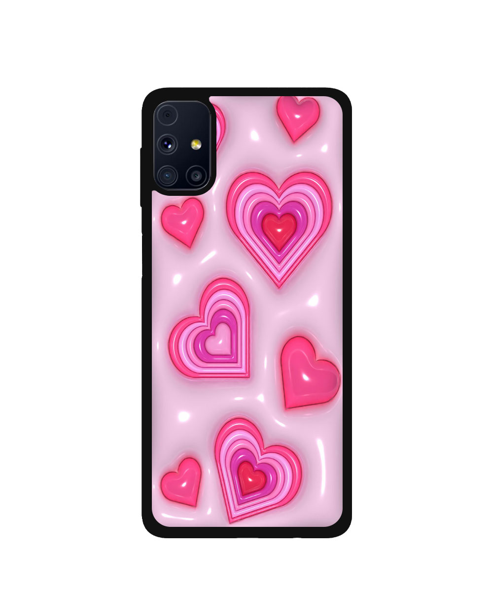 Case / Etui / Pokrowiec / Obudowa na telefon. Wzór: Samsung Galaxy M31s - SZKLANE