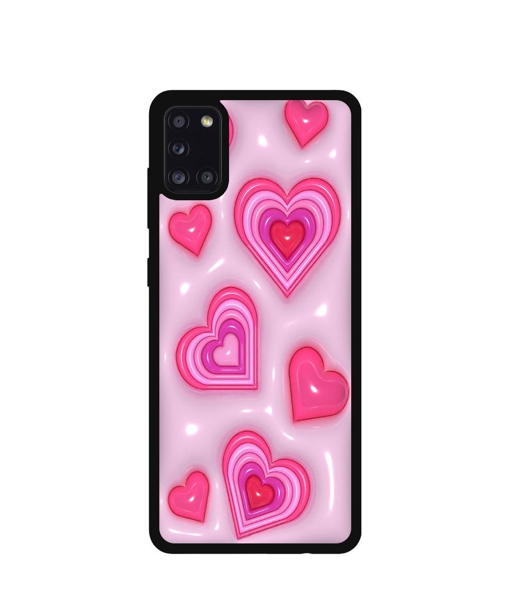 Case / Etui / Pokrowiec / Obudowa na telefon. Wzór: Samsung Galaxy A31 - SZKLANE