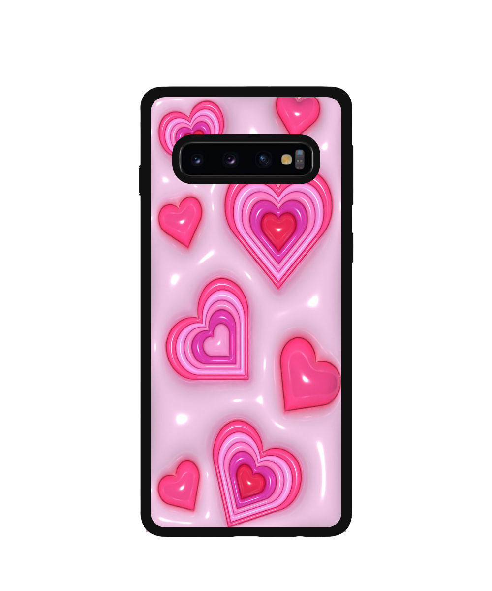 Case / Etui / Pokrowiec / Obudowa na telefon. Wzór: Samsung Galaxy S10 – SZKLANE