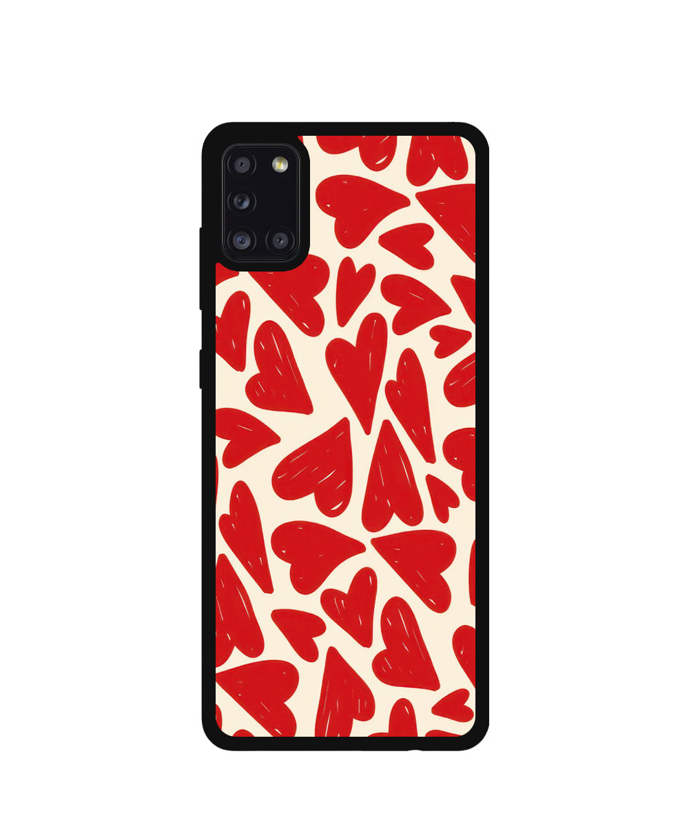 Case / Etui / Pokrowiec / Obudowa na telefon. Wzór: Samsung Galaxy A31 - SZKLANE