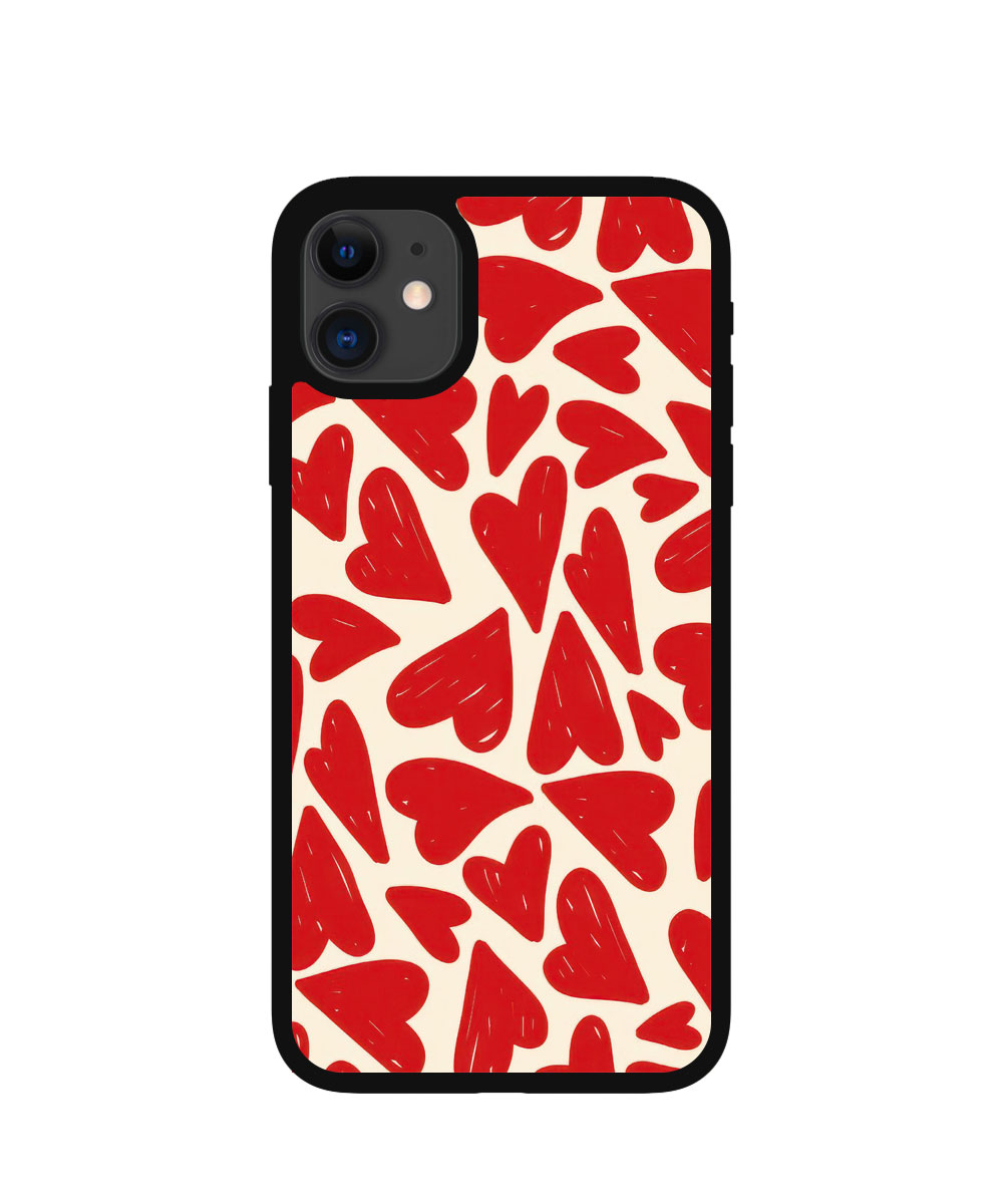 Case / Etui / Pokrowiec / Obudowa na telefon. Wzór: iPhone 11 - SZKLANE