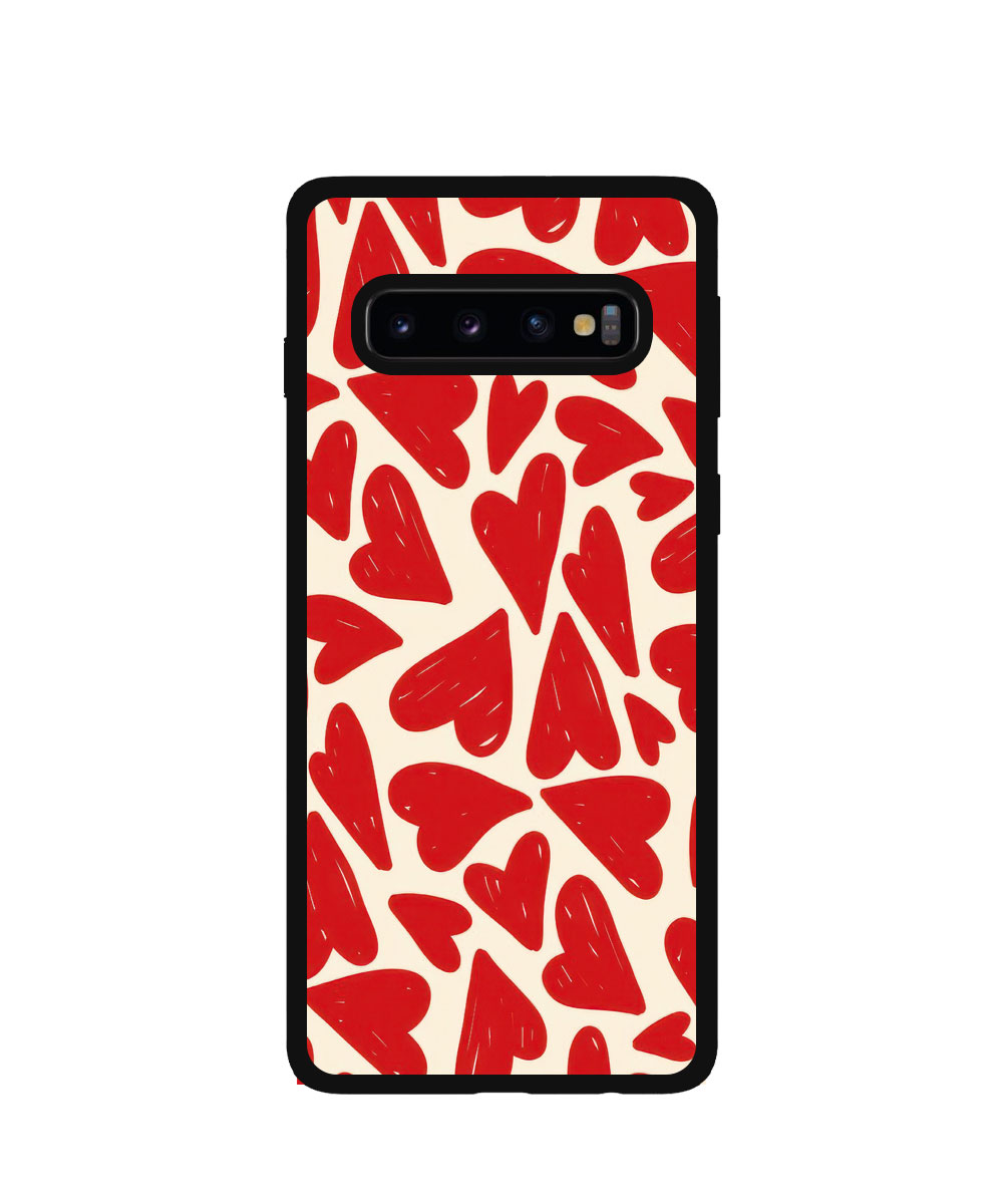 Case / Etui / Pokrowiec / Obudowa na telefon. Wzór: Samsung Galaxy S10 – SZKLANE