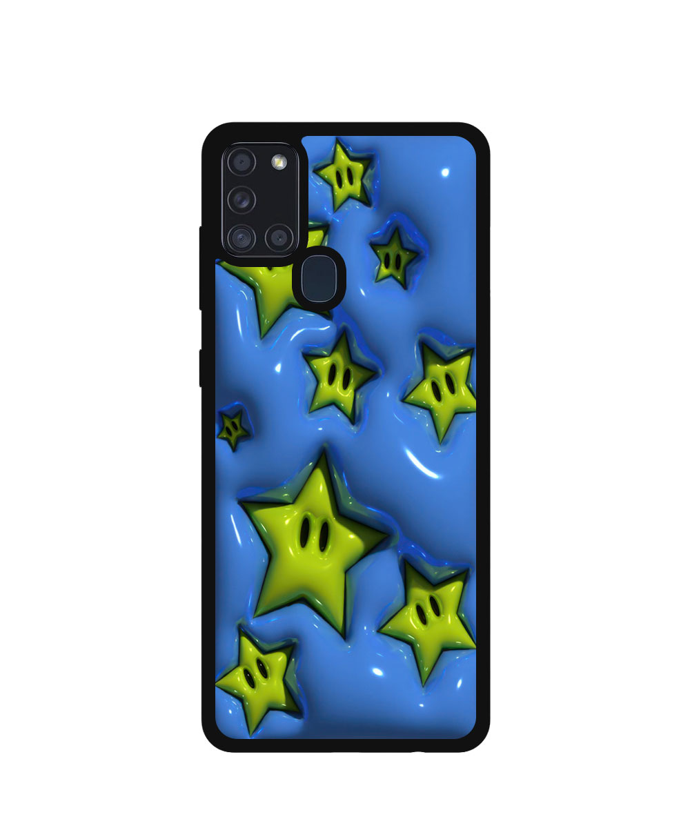 Case / Etui / Pokrowiec / Obudowa na telefon. Wzór: Samsung Galaxy A21s - SZKLANE