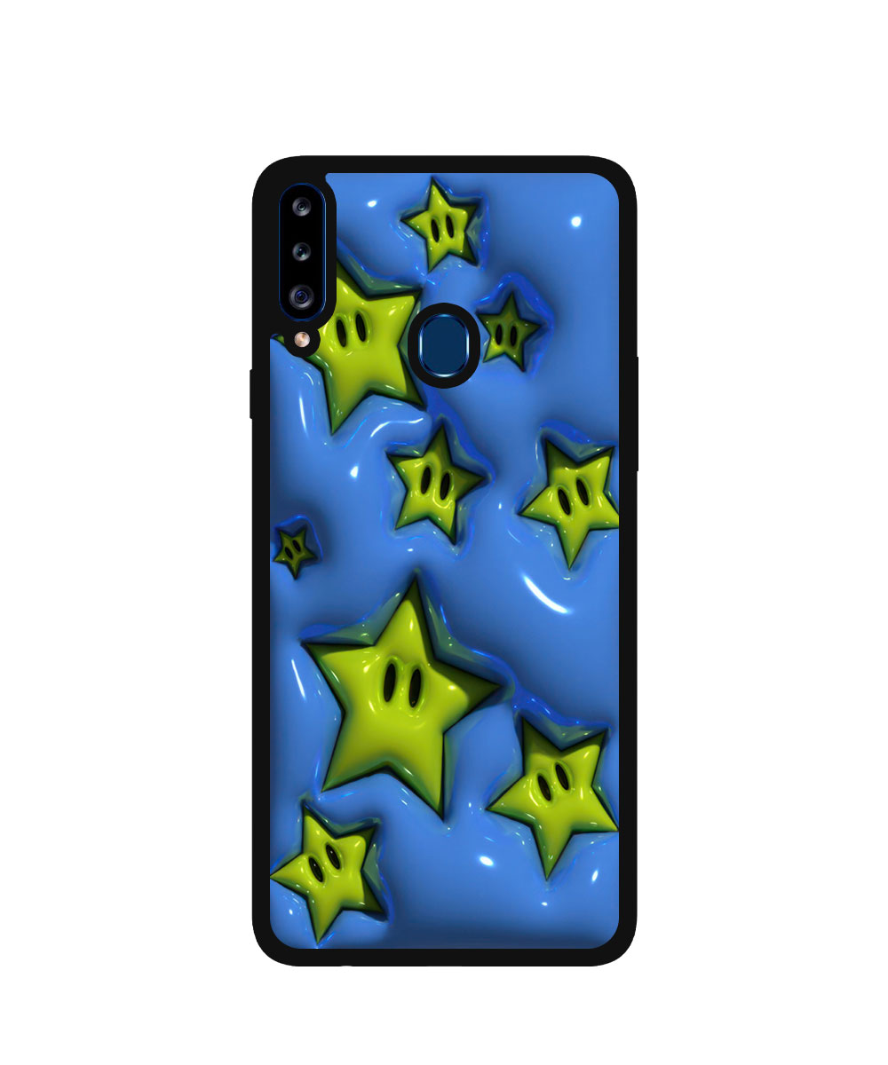 Case / Etui / Pokrowiec / Obudowa na telefon. Wzór: Samsung Galaxy A20s – SZKLANE