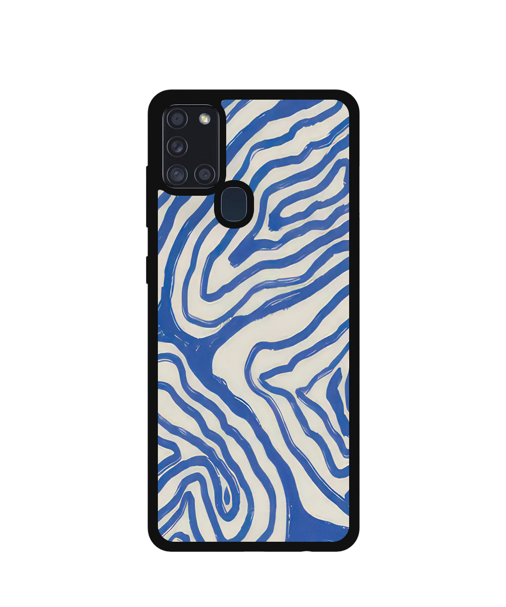 Case / Etui / Pokrowiec / Obudowa na telefon. Wzór: Samsung Galaxy A21s - SZKLANE