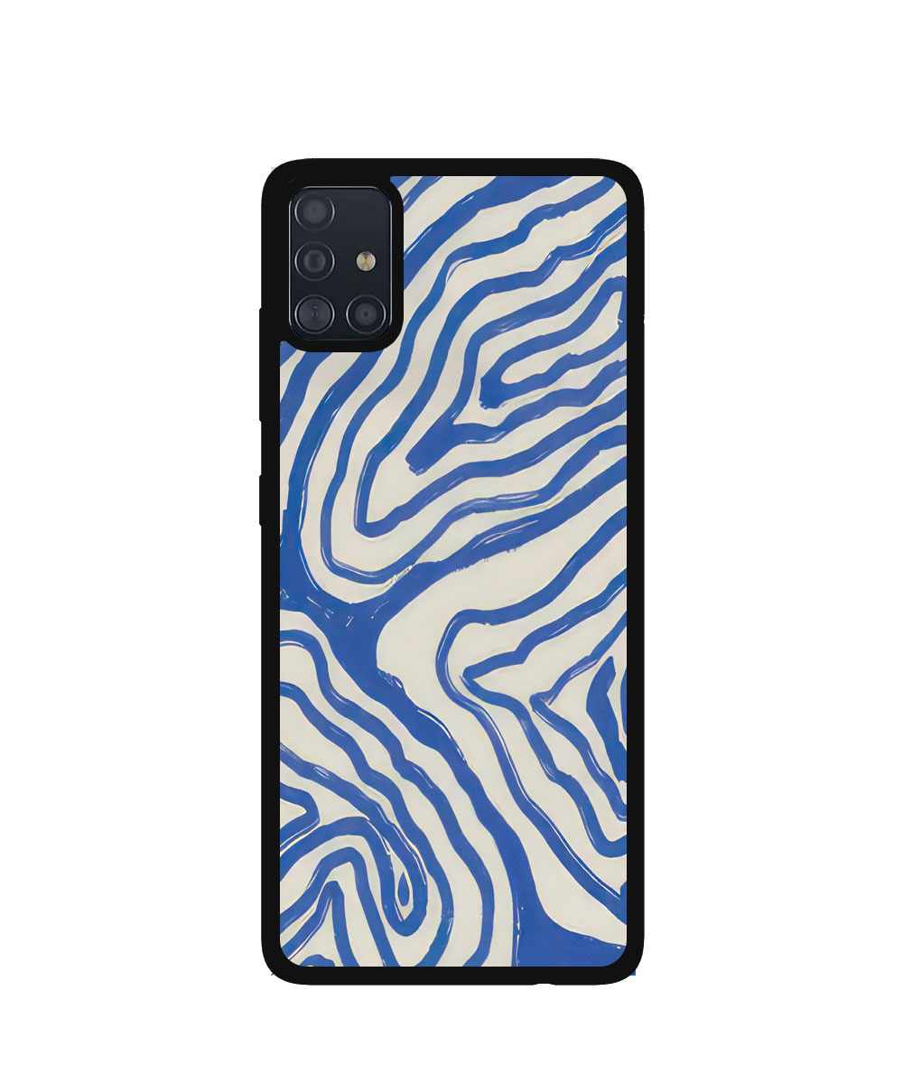 Case / Etui / Pokrowiec / Obudowa na telefon. Wzór: Samsung Galaxy A51 – SZKLANE