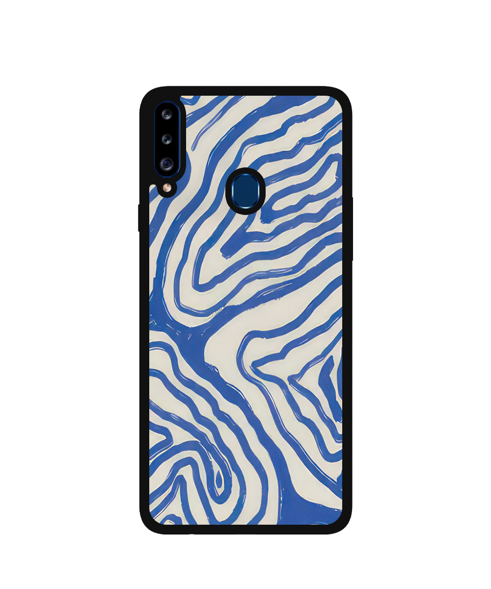 Case / Etui / Pokrowiec / Obudowa na telefon. Wzór: Samsung Galaxy A20s – SZKLANE