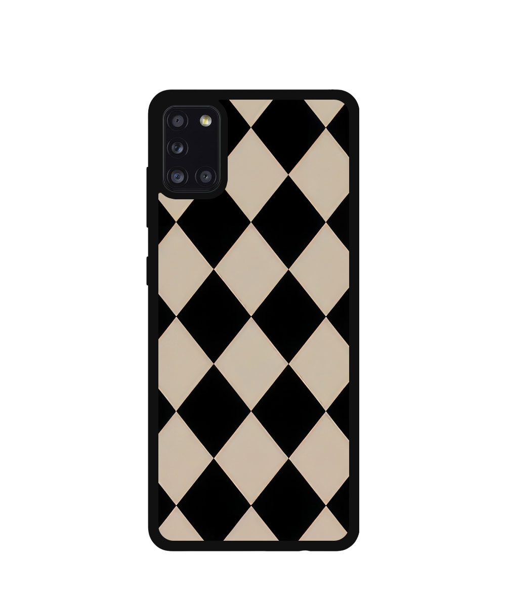 Case / Etui / Pokrowiec / Obudowa na telefon. Wzór: Samsung Galaxy A31 - SZKLANE