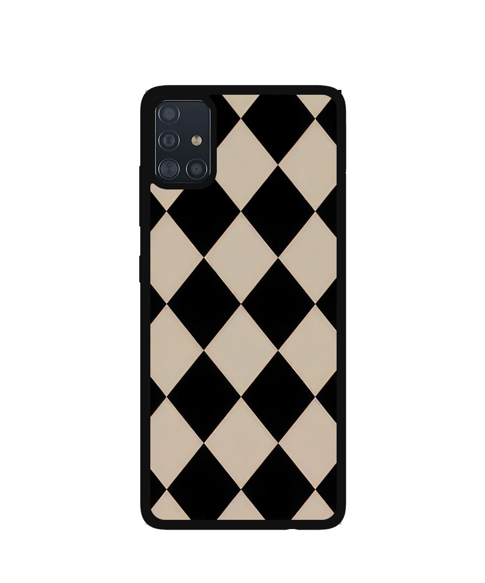 Case / Etui / Pokrowiec / Obudowa na telefon. Wzór: Samsung Galaxy A51 – SZKLANE