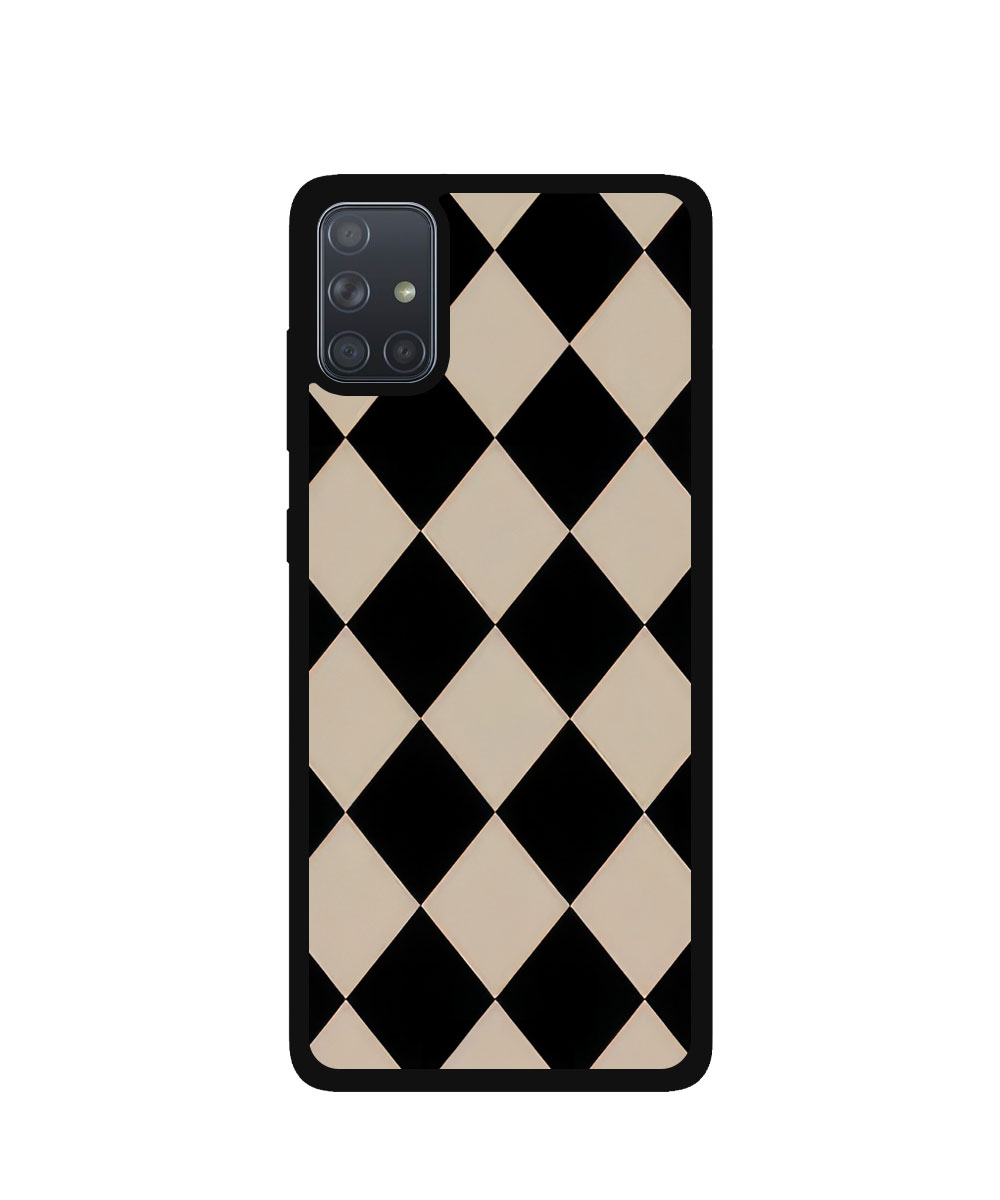 Case / Etui / Pokrowiec / Obudowa na telefon. Wzór: Samsung Galaxy A71 – SZKLANE