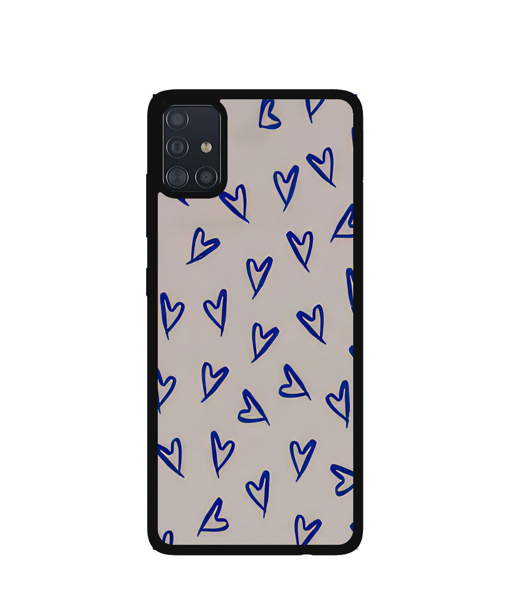 Case / Etui / Pokrowiec / Obudowa na telefon. Wzór: Samsung Galaxy A51 – SZKLANE