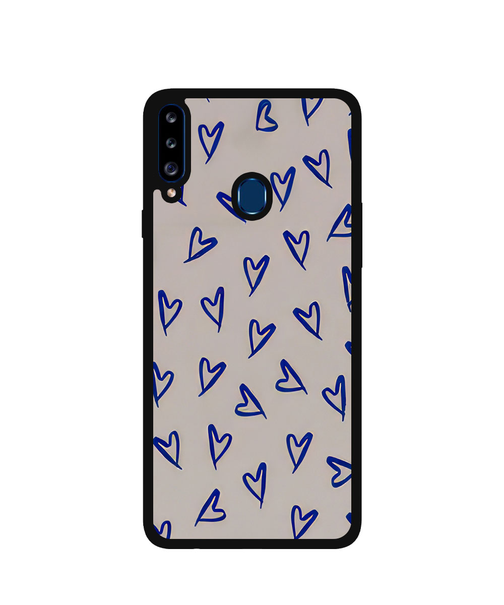 Case / Etui / Pokrowiec / Obudowa na telefon. Wzór: Samsung Galaxy A20s – SZKLANE