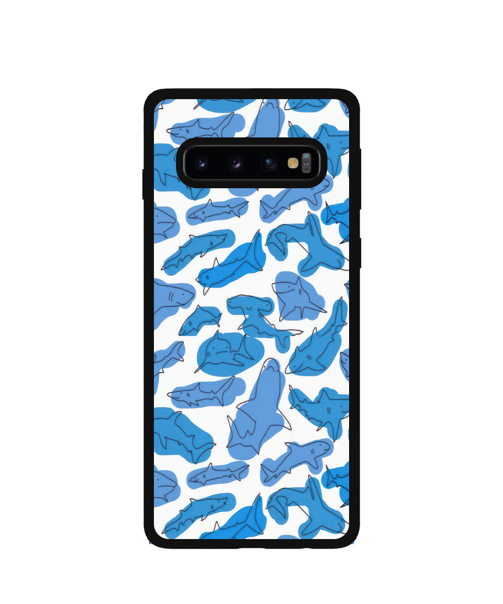 Case / Etui / Pokrowiec / Obudowa na telefon. Wzór: Samsung Galaxy S10 – SZKLANE