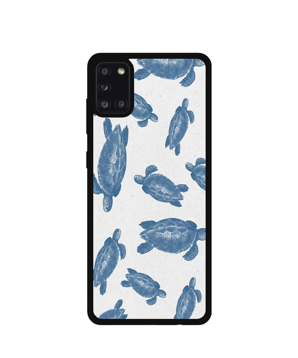 Case / Etui / Pokrowiec / Obudowa na telefon. Wzór: Samsung Galaxy A31 - SZKLANE