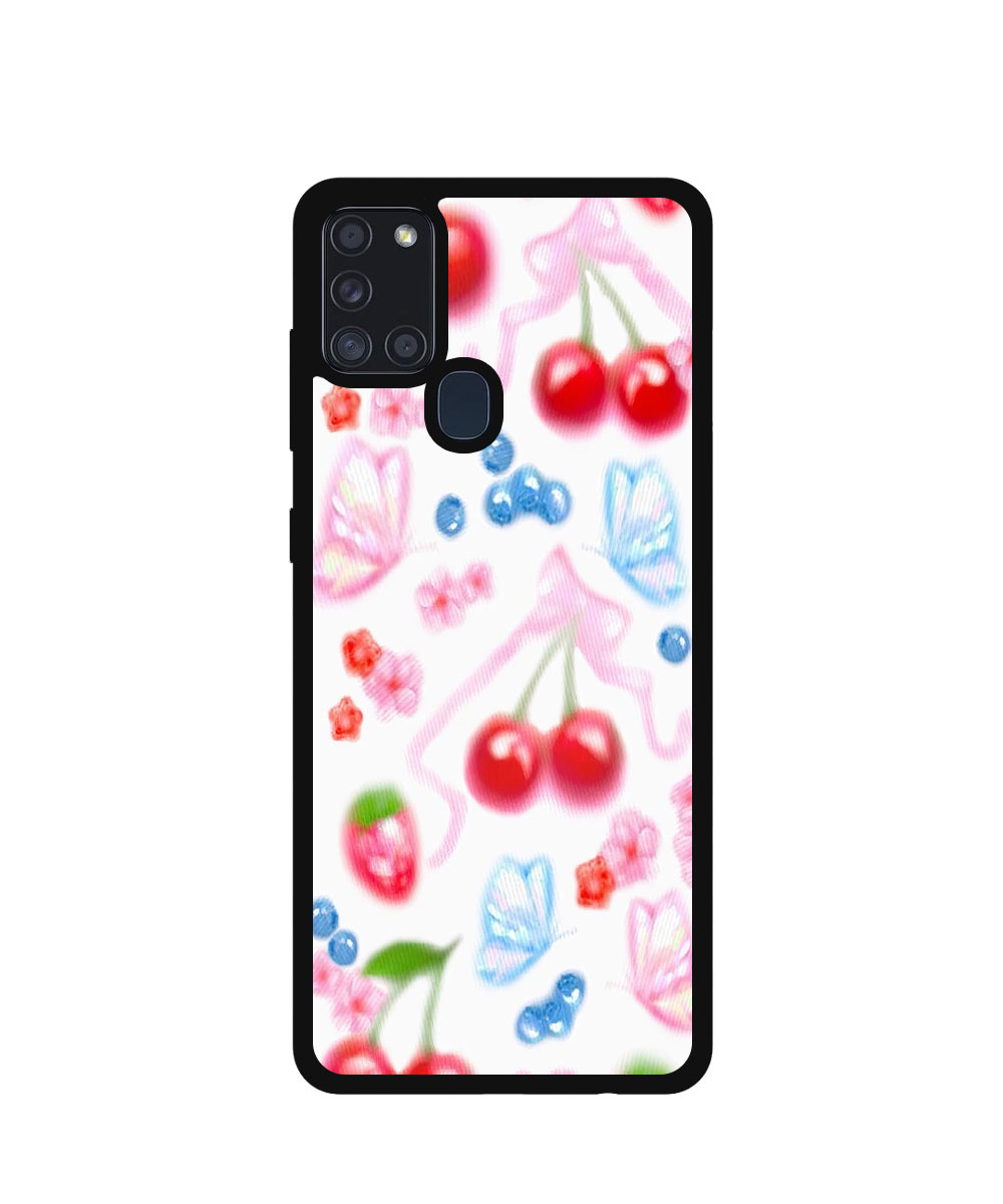 Case / Etui / Pokrowiec / Obudowa na telefon. Wzór: Samsung Galaxy A21s - SZKLANE