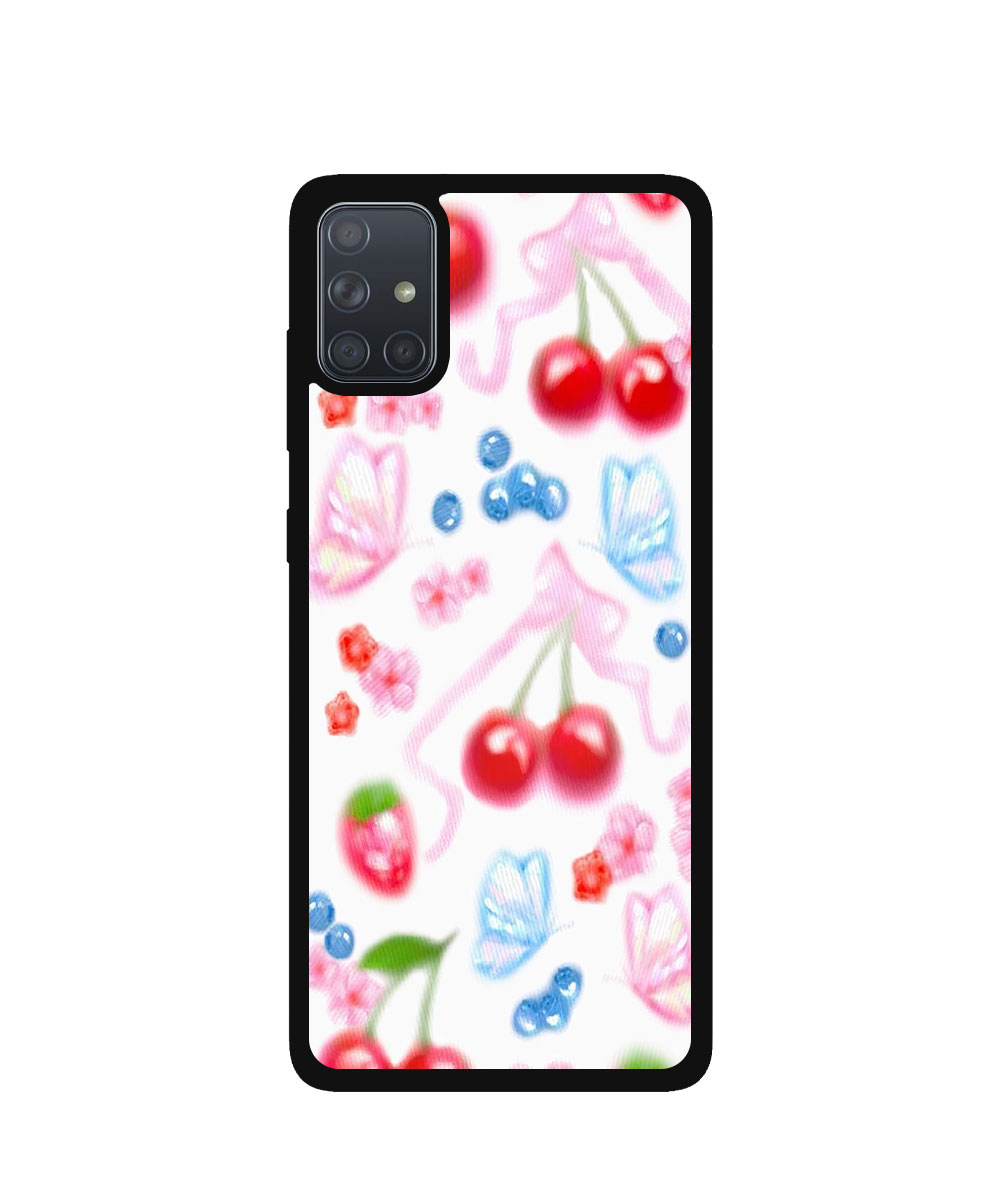 Case / Etui / Pokrowiec / Obudowa na telefon. Wzór: Samsung Galaxy A71 – SZKLANE