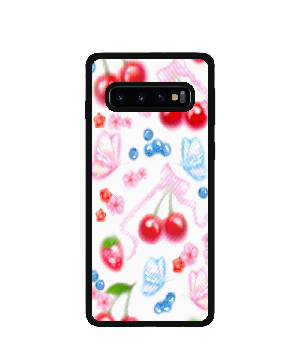 Case / Etui / Pokrowiec / Obudowa na telefon. Wzór: Samsung Galaxy S10 – SZKLANE