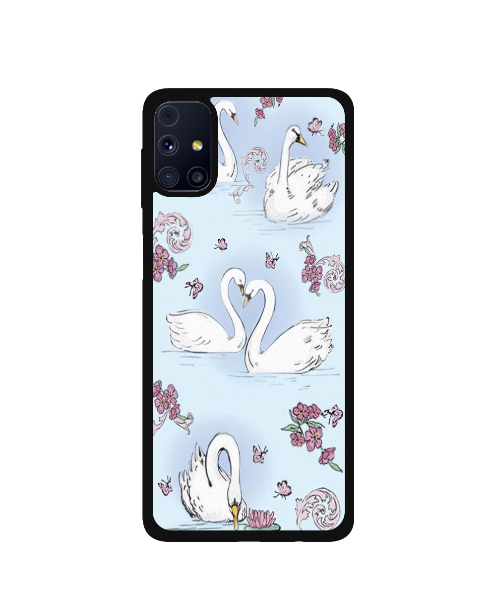 Case / Etui / Pokrowiec / Obudowa na telefon. Wzór: Samsung Galaxy M51 – SZKLANE