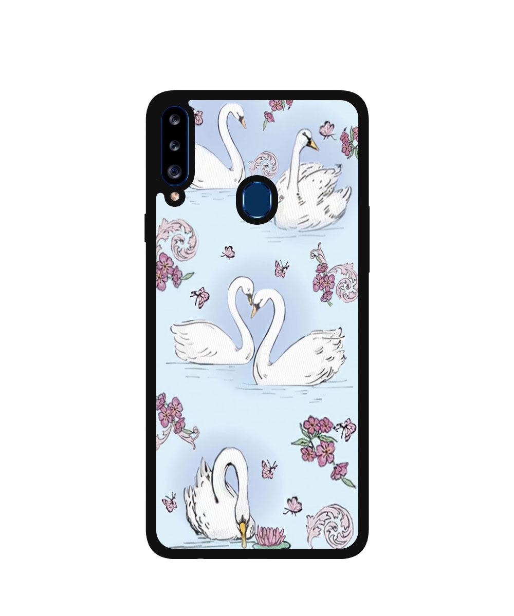 Case / Etui / Pokrowiec / Obudowa na telefon. Wzór: Samsung Galaxy A20s – SZKLANE