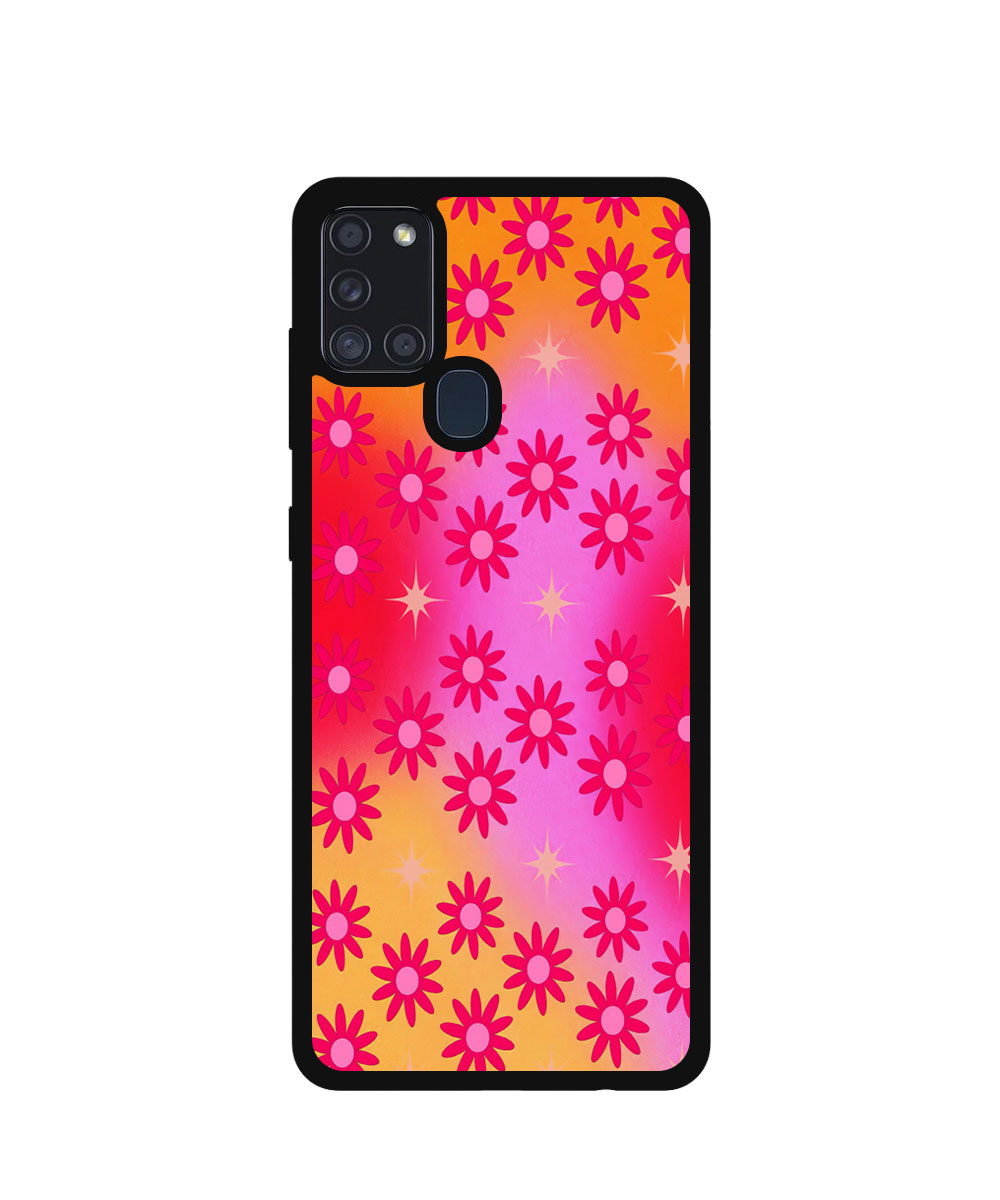 Case / Etui / Pokrowiec / Obudowa na telefon. Wzór: Samsung Galaxy A21s - SZKLANE