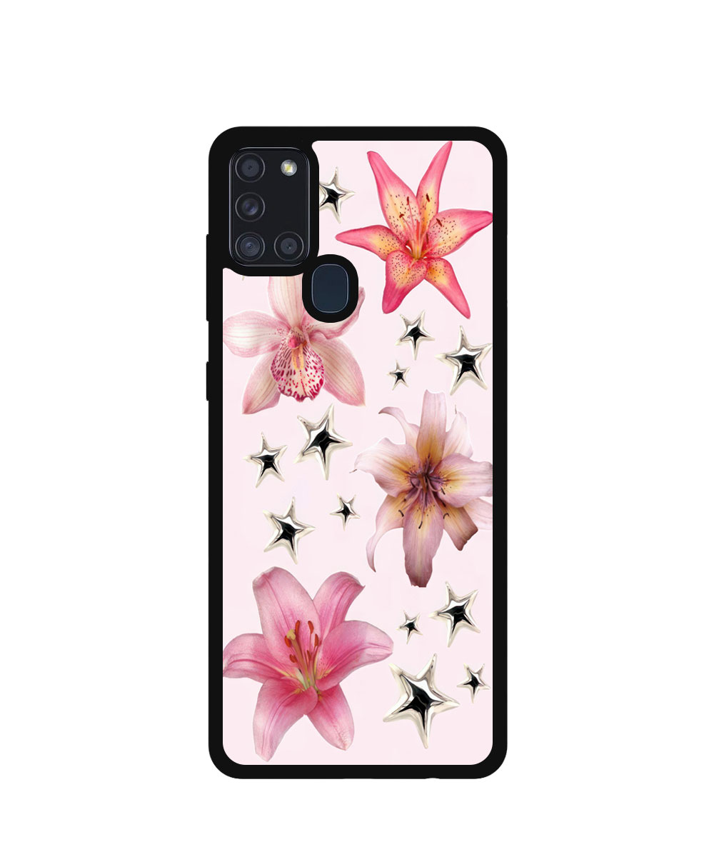 Case / Etui / Pokrowiec / Obudowa na telefon. Wzór: Samsung Galaxy A21s - SZKLANE