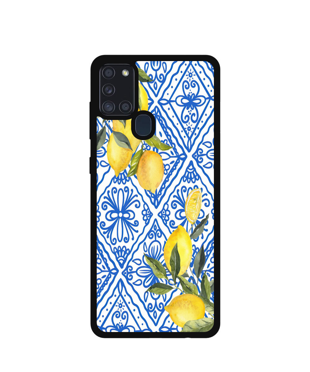 Case / Etui / Pokrowiec / Obudowa na telefon. Wzór: Samsung Galaxy A21s - SZKLANE