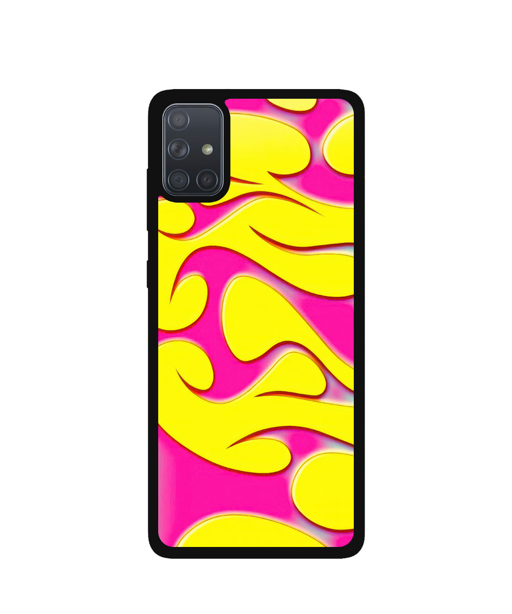 Case / Etui / Pokrowiec / Obudowa na telefon. Wzór: Samsung Galaxy A71 – SZKLANE