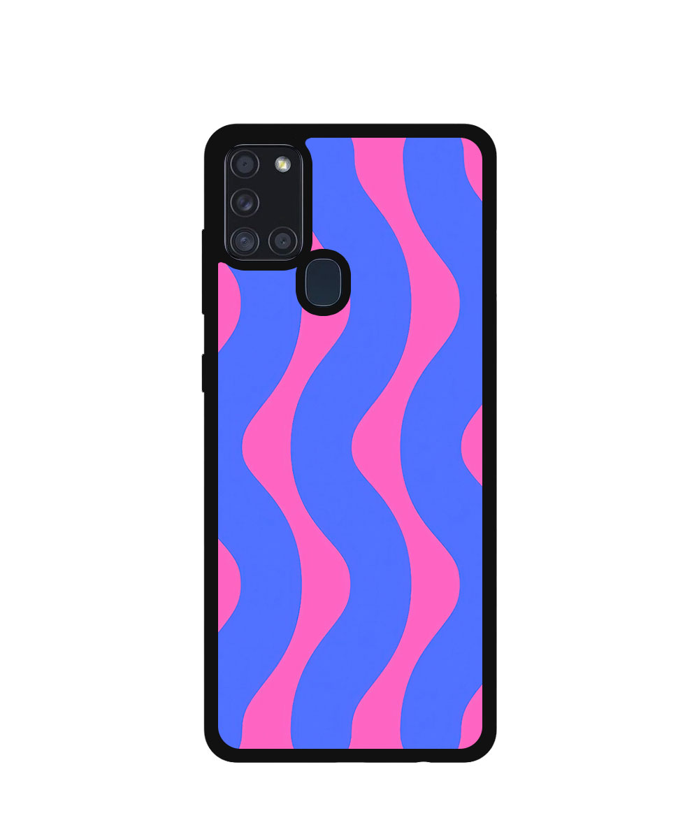 Case / Etui / Pokrowiec / Obudowa na telefon. Wzór: Samsung Galaxy A21s - SZKLANE