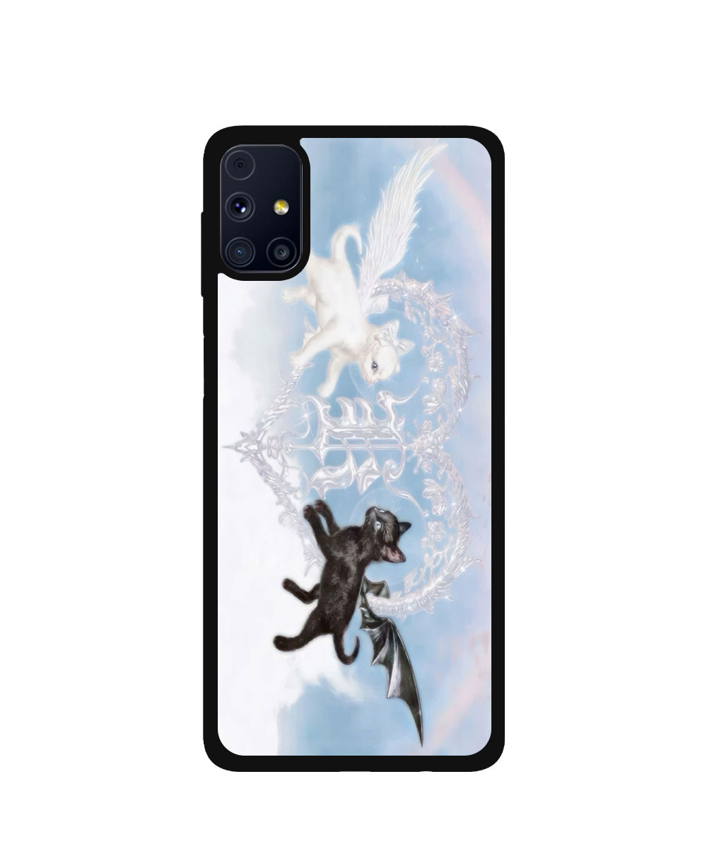 Case / Etui / Pokrowiec / Obudowa na telefon. Wzór: Samsung Galaxy M31s - SZKLANE