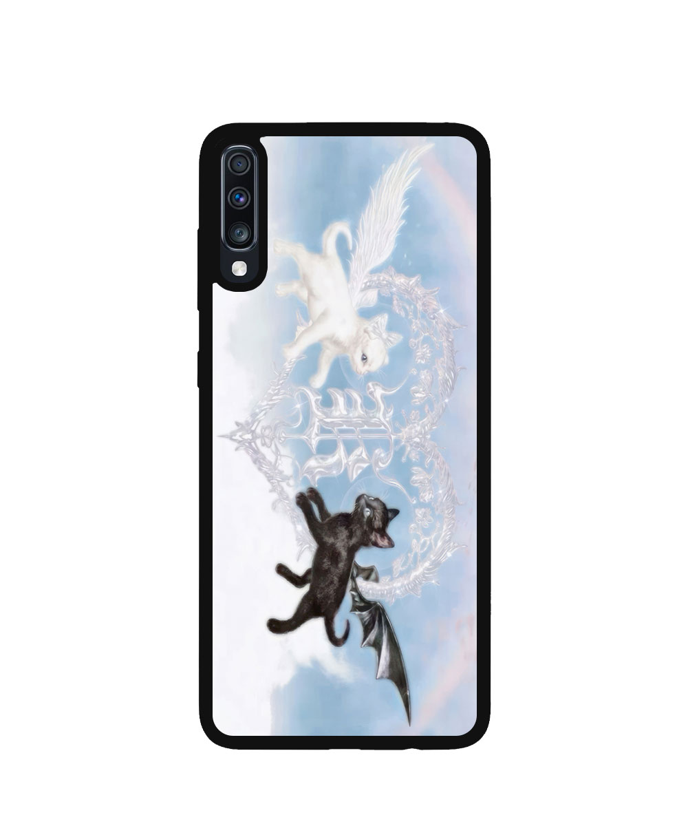 Case / Etui / Pokrowiec / Obudowa na telefon. Wzór: Samsung Galaxy A70/A70s – SZKLANE