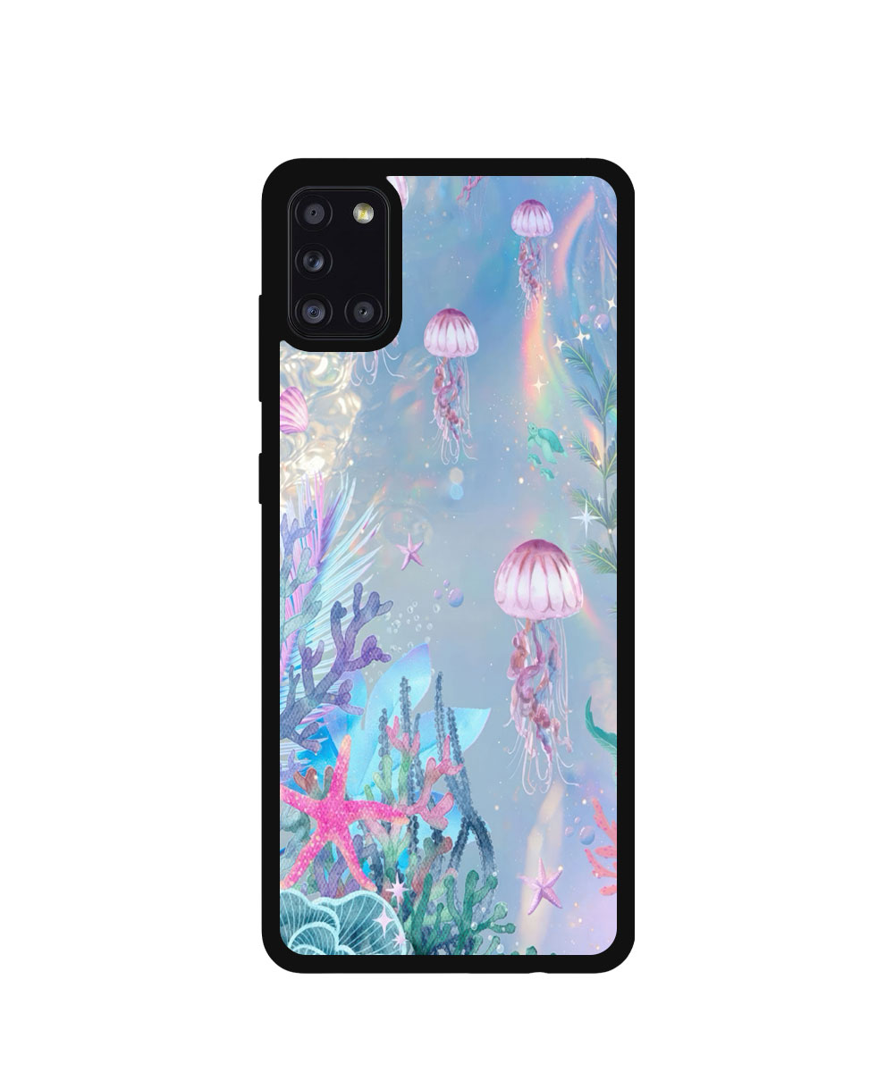 Case / Etui / Pokrowiec / Obudowa na telefon. Wzór: Samsung Galaxy A31 - SZKLANE