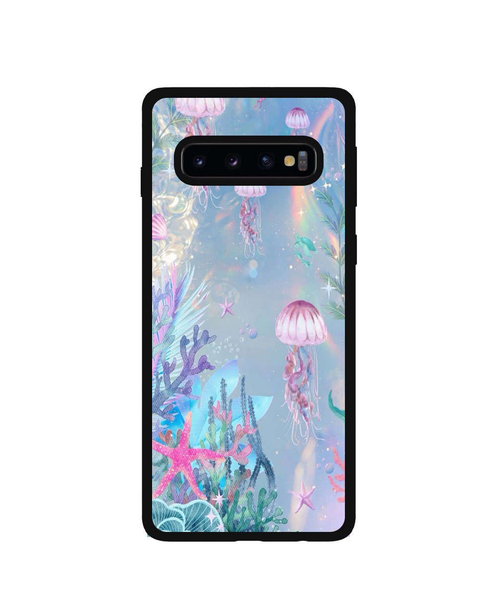 Case / Etui / Pokrowiec / Obudowa na telefon. Wzór: Samsung Galaxy S10 – SZKLANE