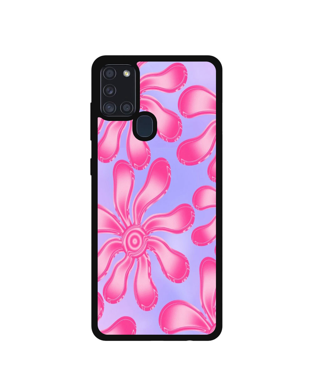 Case / Etui / Pokrowiec / Obudowa na telefon. Wzór: Samsung Galaxy A21s - SZKLANE