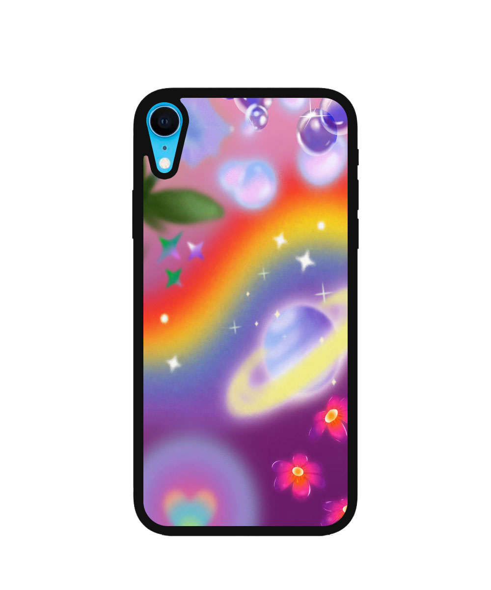 Case / Etui / Pokrowiec / Obudowa na telefon. Wzór: iPhone XR - SZKLANE