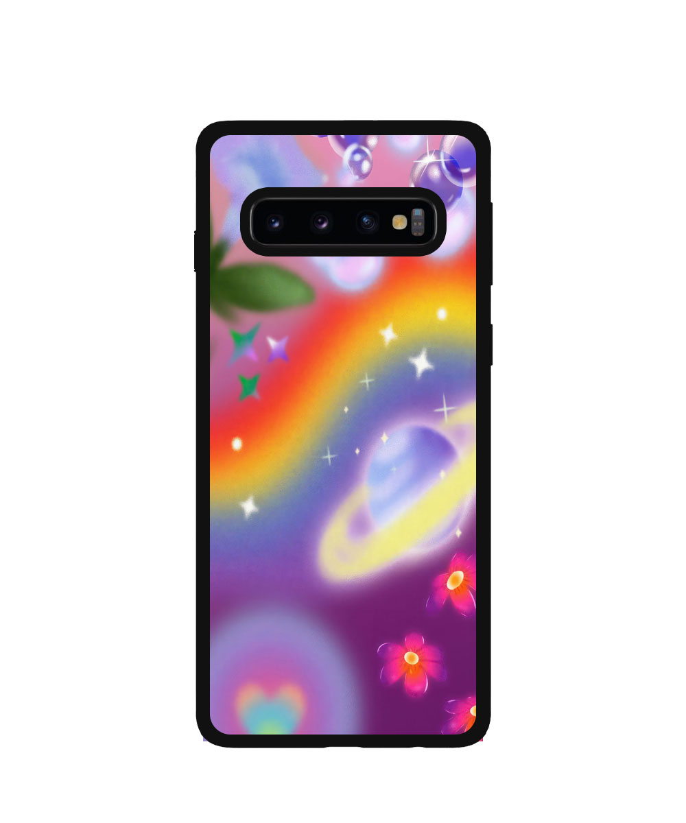 Case / Etui / Pokrowiec / Obudowa na telefon. Wzór: Samsung Galaxy S10 – SZKLANE