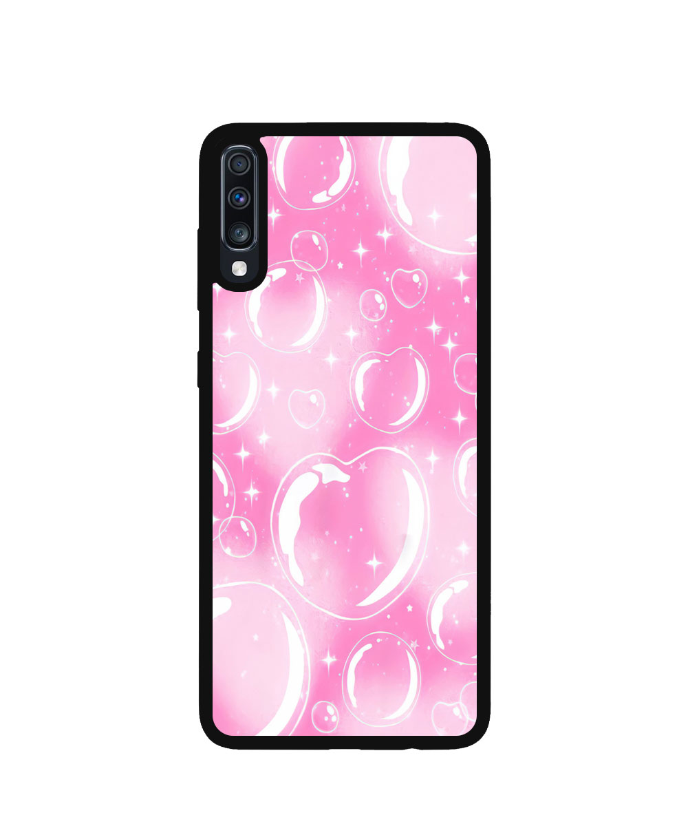 Case / Etui / Pokrowiec / Obudowa na telefon. Wzór: Samsung Galaxy A70/A70s – SZKLANE