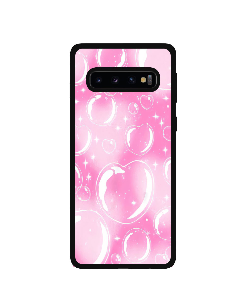 Case / Etui / Pokrowiec / Obudowa na telefon. Wzór: Samsung Galaxy S10 – SZKLANE