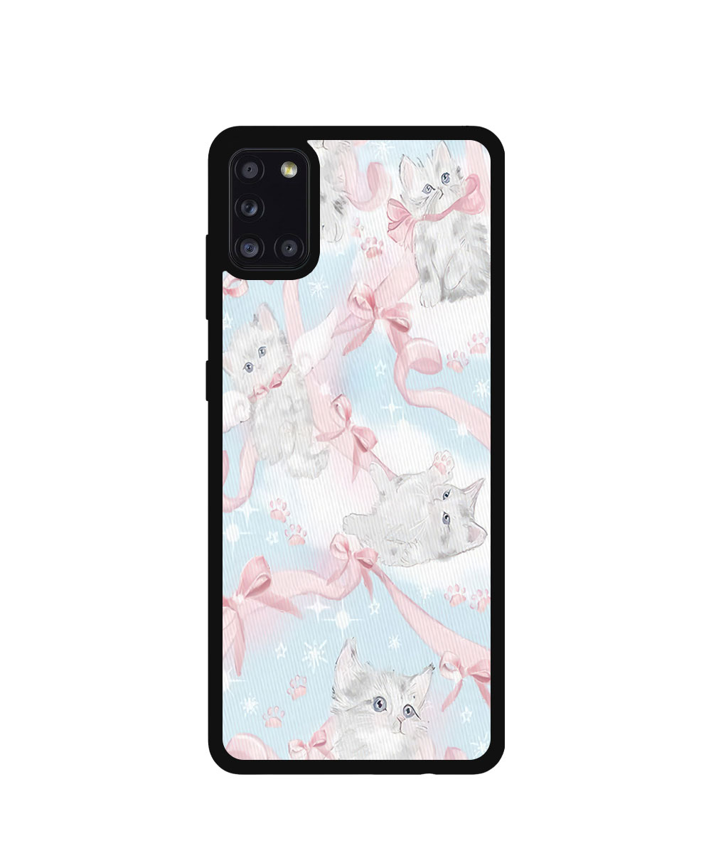 Case / Etui / Pokrowiec / Obudowa na telefon. Wzór: Samsung Galaxy A31 - SZKLANE