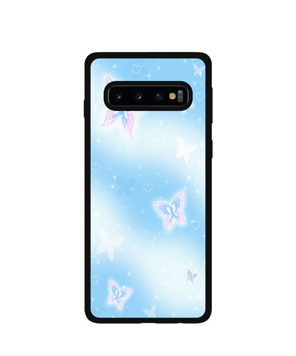 Case / Etui / Pokrowiec / Obudowa na telefon. Wzór: Samsung Galaxy S10 – SZKLANE