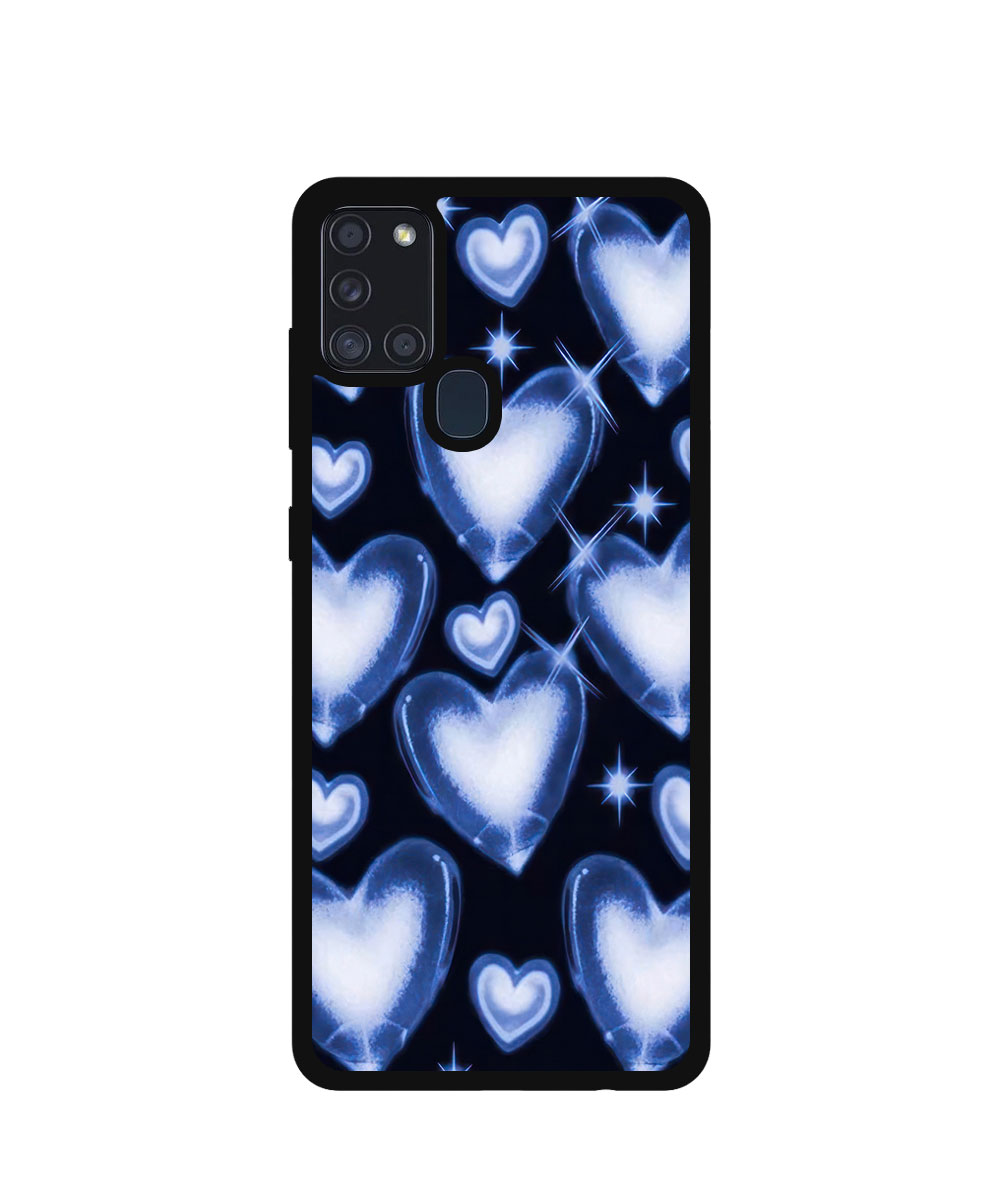 Case / Etui / Pokrowiec / Obudowa na telefon. Wzór: Samsung Galaxy A21s - SZKLANE