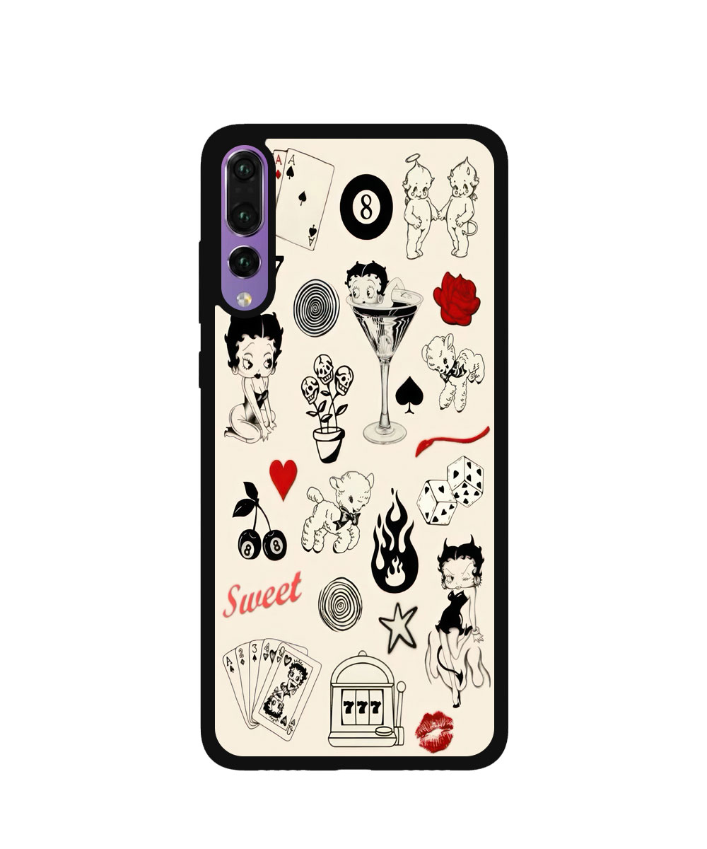 Case / Etui / Pokrowiec / Obudowa na telefon. Wzór: Huawei P20 Pro