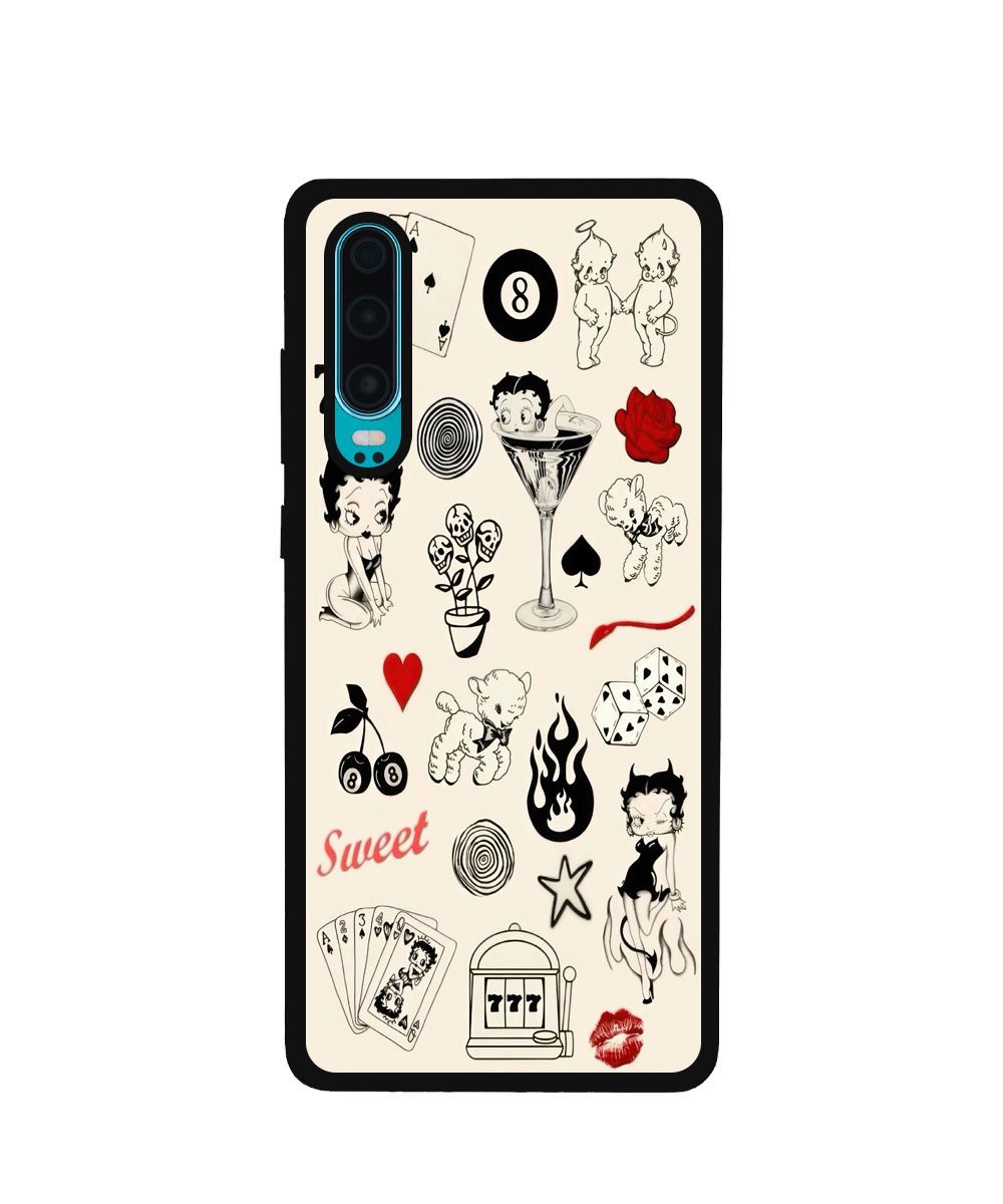 Case / Etui / Pokrowiec / Obudowa na telefon. Wzór: Huawei p30